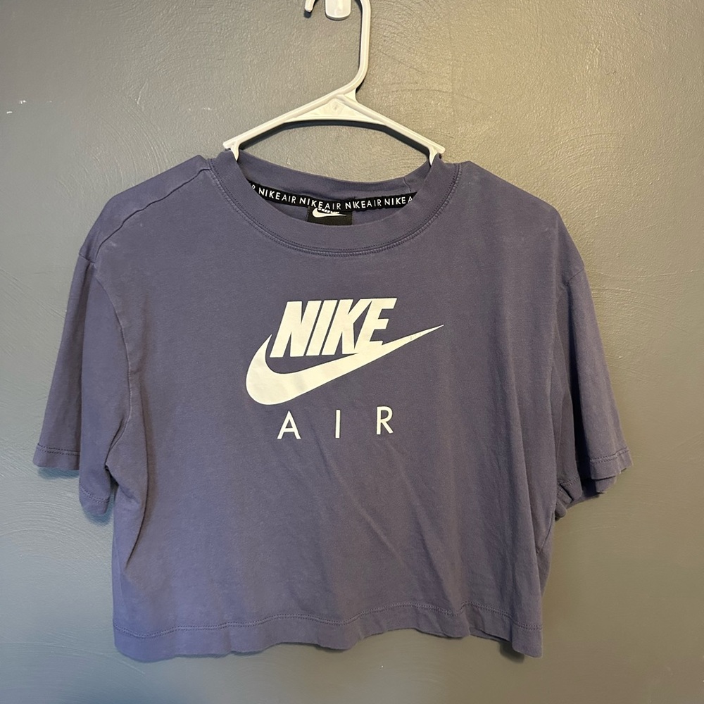 Nike Air Blue Crewneck crop top